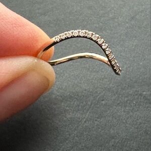 Mejuri Diamond Stacker Ring